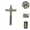 Catholic Cross Figurine Metal Wall Decoration for Home and Bedroom