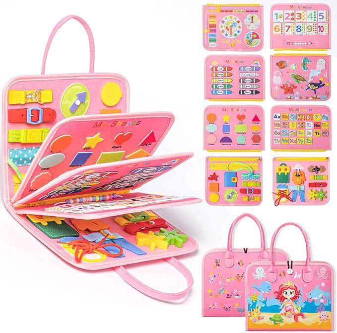 Baby Life Skills Practice Board Children'S Felt Early Education Board Children'S Felt Busy Edition Felt Learning Board