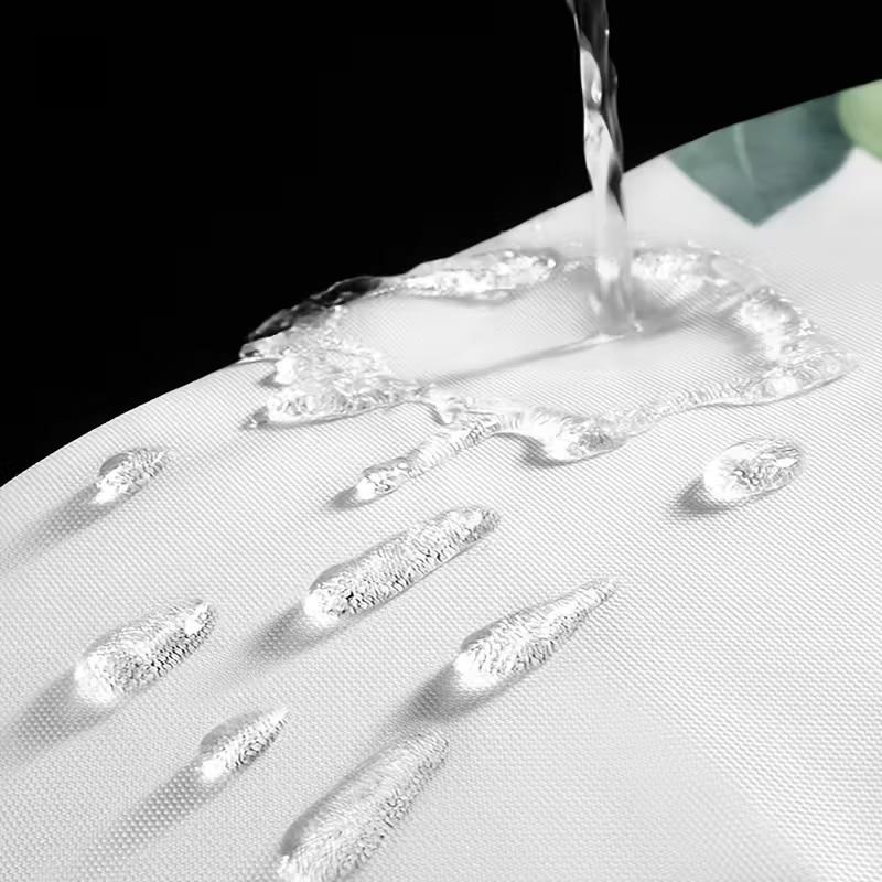 VIKAMA Nordic Fresh Leaf Shower Curtain High-Definition Printed Green Eucalyptus Leaf Bathroom Curtain Home Decor Room Divider