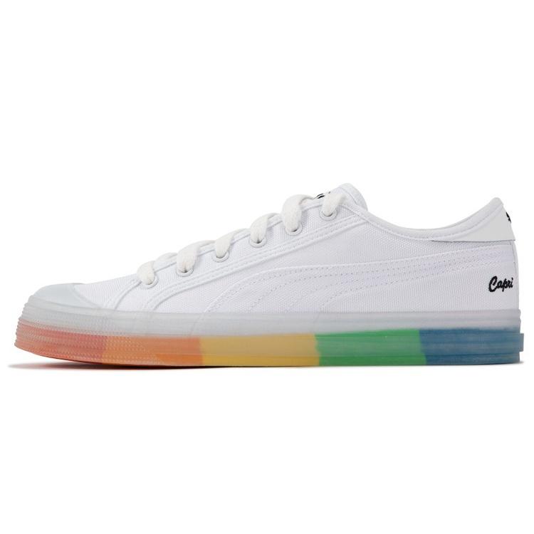 PUMA Capri T White Rainbow Men s 387244-04 EU 35.5
