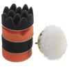 7pcs 3" 80mm Car Polishing Buffing Pad Wheel Kit+Drill Adapter for Car Buffer