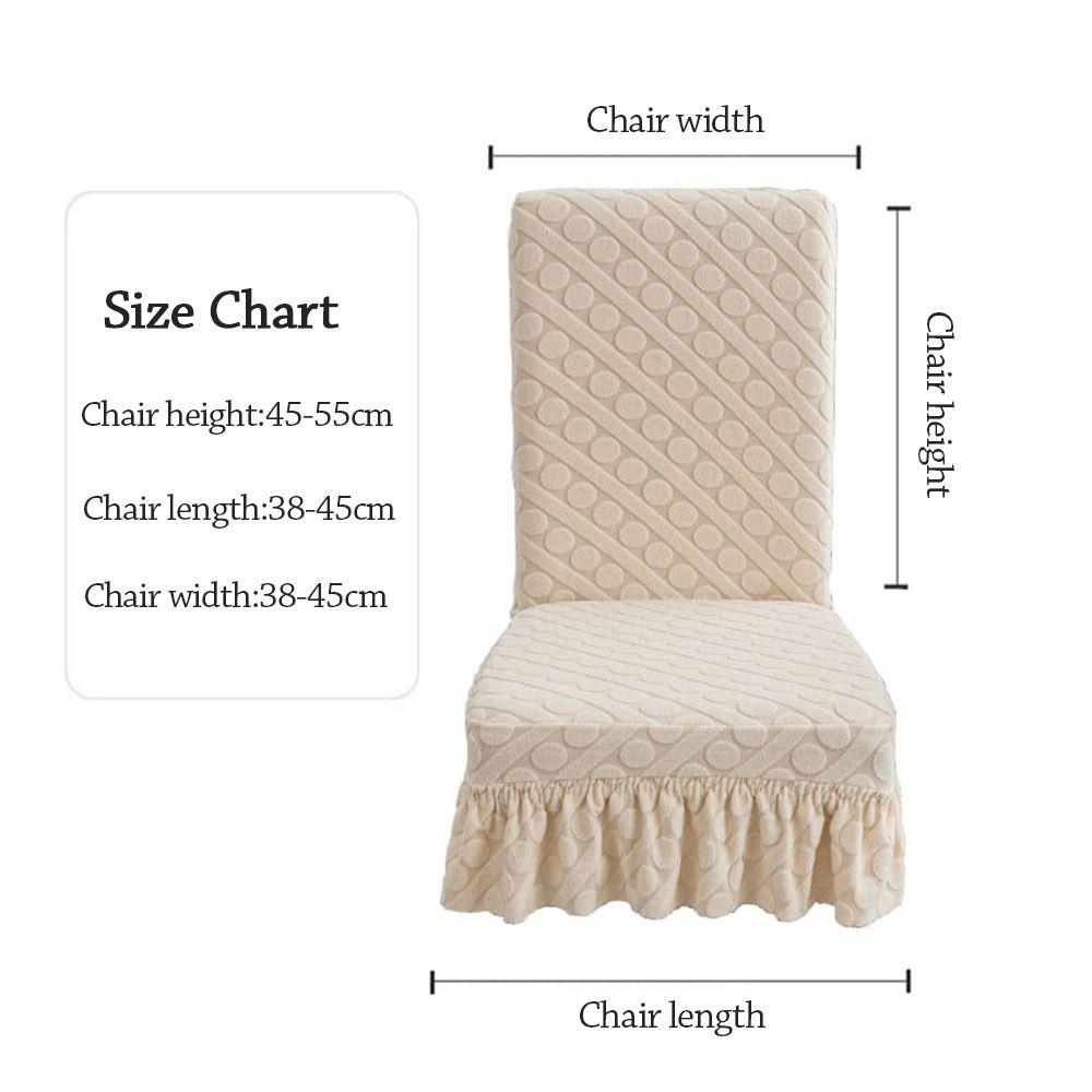 1Pcs Thickened Universal Chair Cover Removable Soft Elastic One Chair Cover Anti-dirty Washable Seat Cover for Home Kitchen