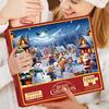 Advent Calendar 2025 Jigsaw 24 Days 1008 Pieces Christmas Advent Calendar Puzzle Family Game Night Parent-Child Interactive