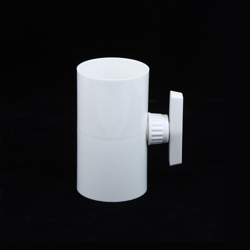 Portable PVC Air Valve Anti-Corrosion Round Pipe Air Volume Regulator 75-200mm for Livestock Farm Ventilation Use