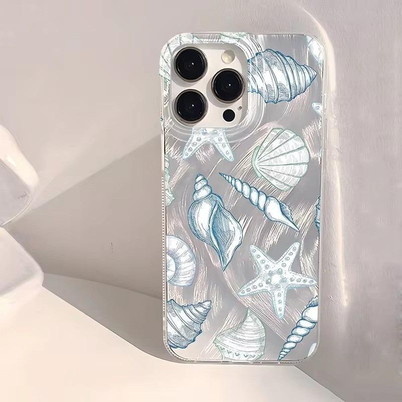 Turtle Shells Marine Life Luxury Glitter Phone Case for iPhone 17 Air 16 13 12 Pro Max 14 15 Plus X Xs 8 Protective Cover Cases