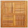 VidaXL Dessus de table 90x90x2,2 cm carré bois massif d'acacia, plateau de table de remplacement, plateau de meuble en bois, 4004257