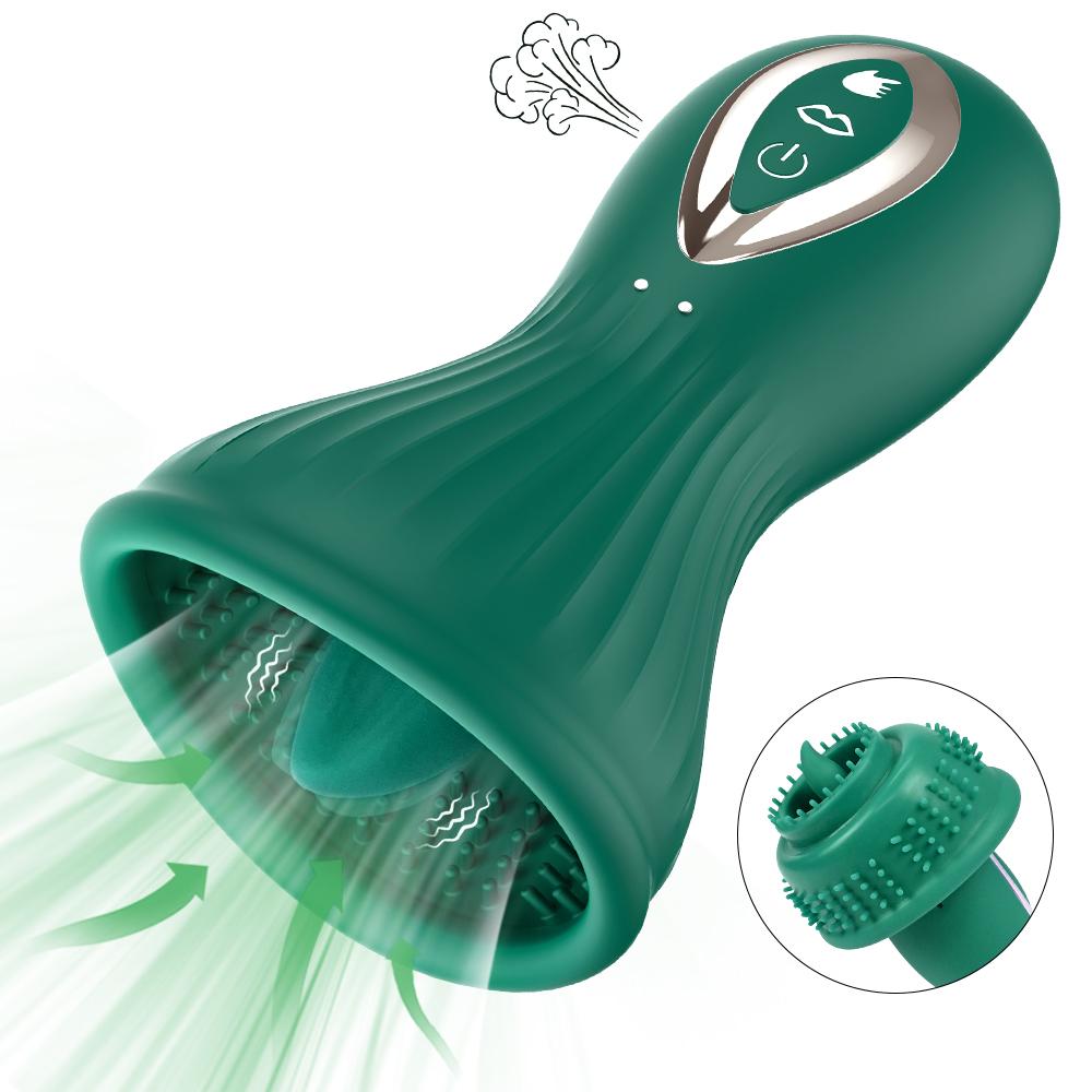 Wibrator do ssania sutków dla kobiet z lizaniem językiem, masażer piersi, ssak łechtaczki, stymulator łechtaczki, zabawki erotyczne dla kobiet