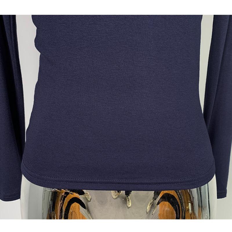 Slim Fit and Slimming Long Sleeved T-shirt Top for Women