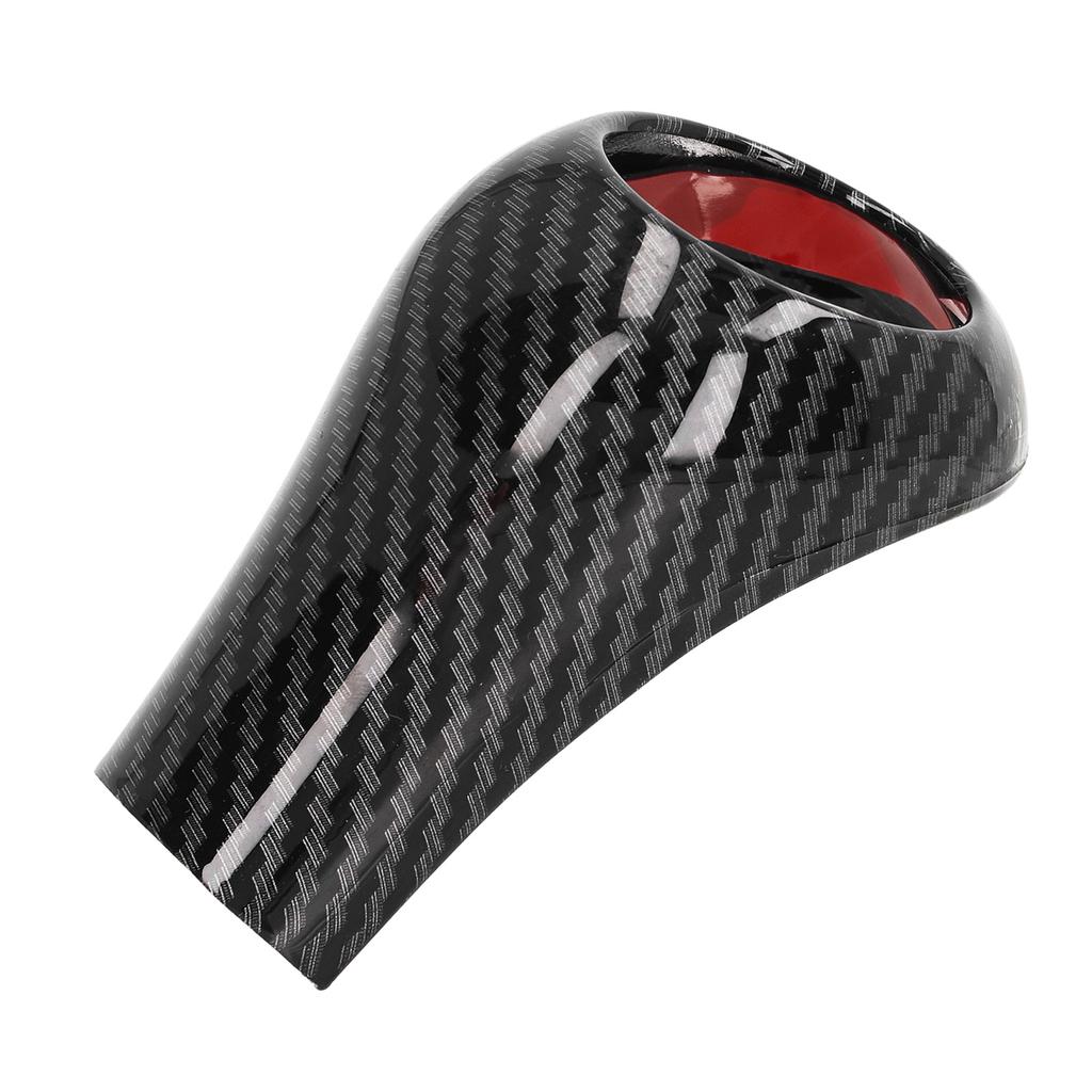 Gear Shifting Lever Knob Cover Carbon Fiber Style Shifter Head Decal Sticker Replacement for Mercedes‑Benz A‑Class