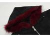 American Retro Mountain Eagle Fur Collar Hooded Jacket - Unisex Winter Warm Cotton Outerwear