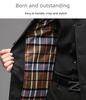 Men's Mid-Length Trench Coat, Autumn Korean Style Jacket, Simple Design, 9 Colors Available