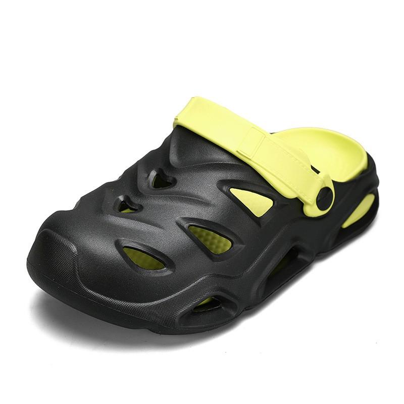 Kids Shoes Mens Open-Toe Slip-On Sandals With Closed Toe Thick Sole Non-Slip Breathable Beach Pool Casual Wear