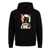 Japanes Cat Eating Ramen Noodles Hoody Sweatshirt Mens Hood Funny Hoodie