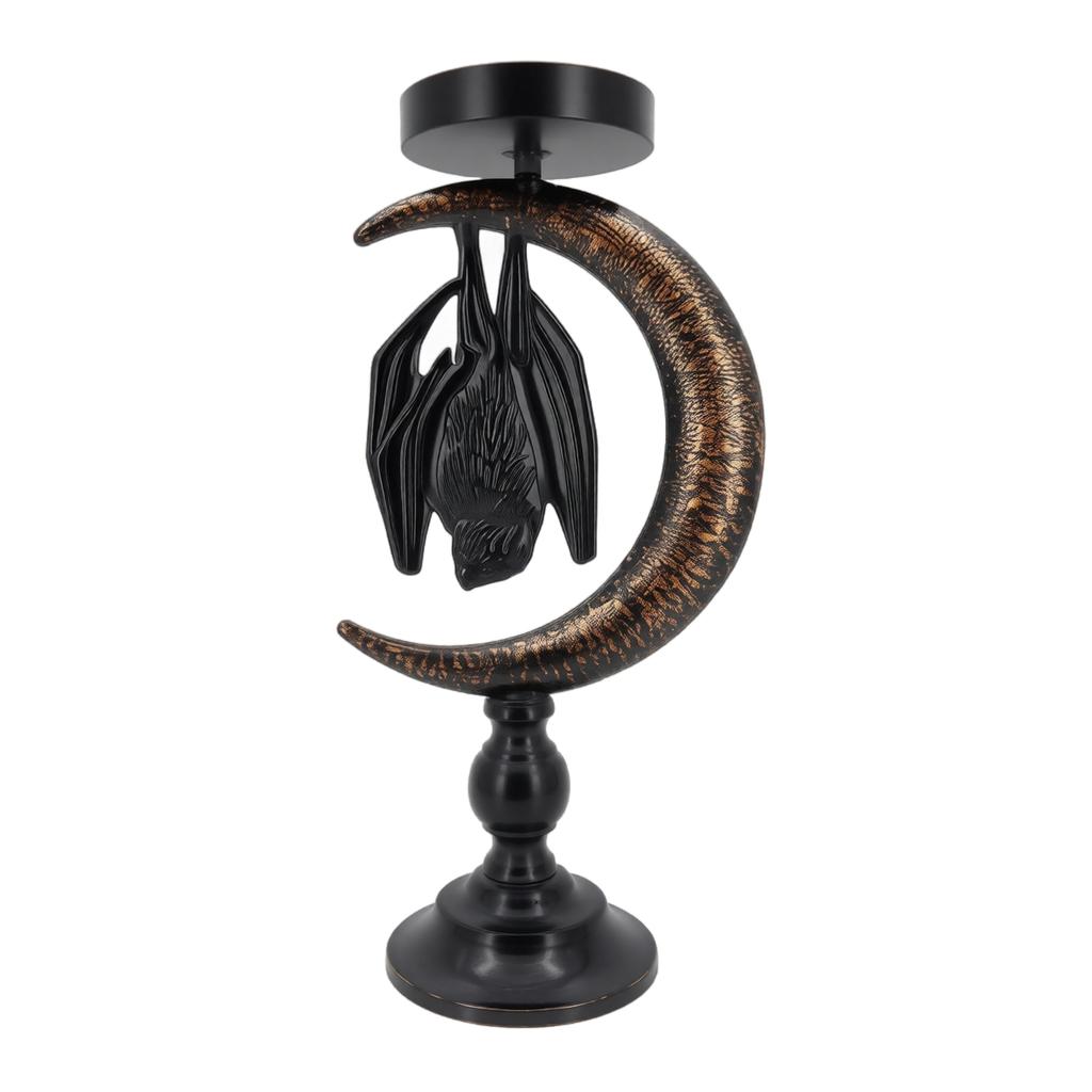 Halloween Candle Holder for Party Decor, Gothic Candle Stand for Home Centerpiece