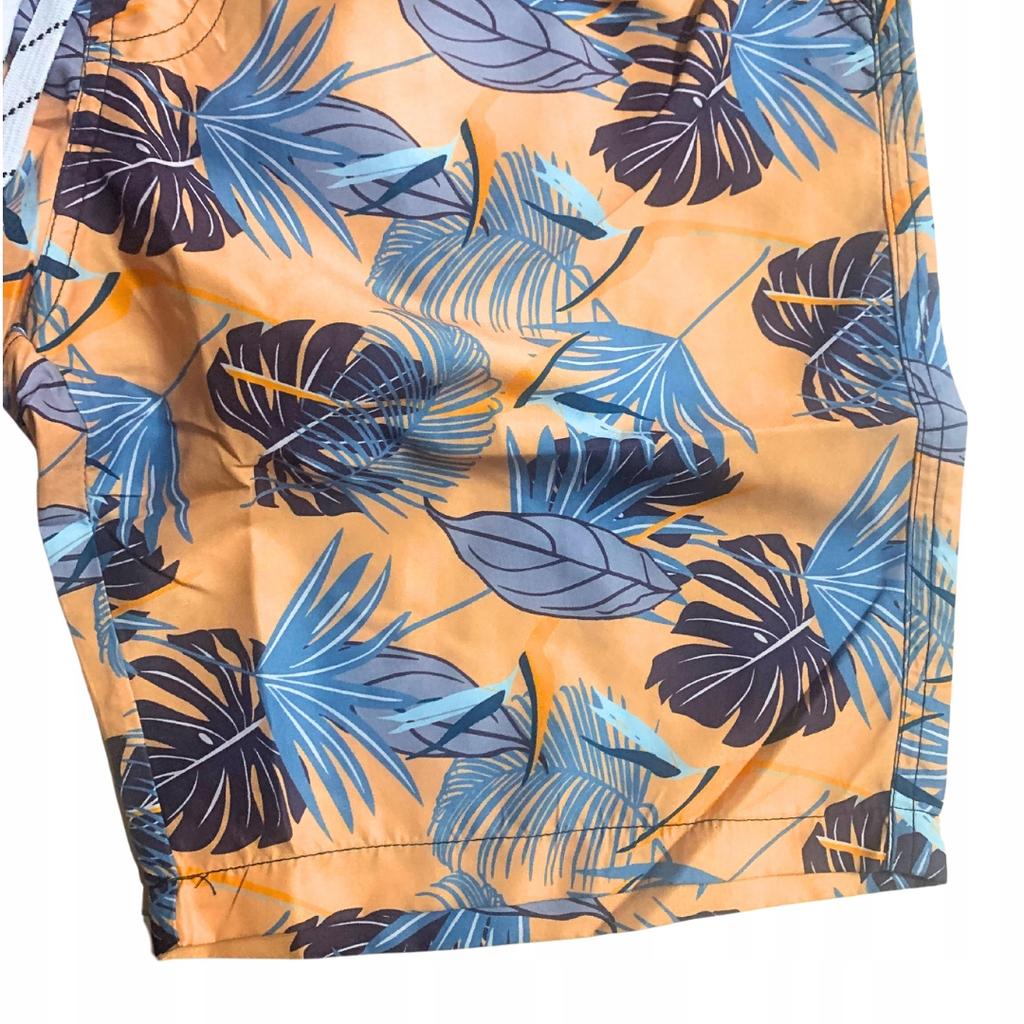 Beach Shorts Youth Hawaiian Shorts Mesh Swim Trunks Slim L