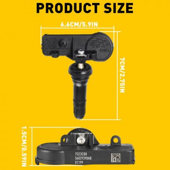 4X Tire Pressure Sensor TPMS For 2011 2012 2013 Ram 1500 2500 3500 Car Parts EXV