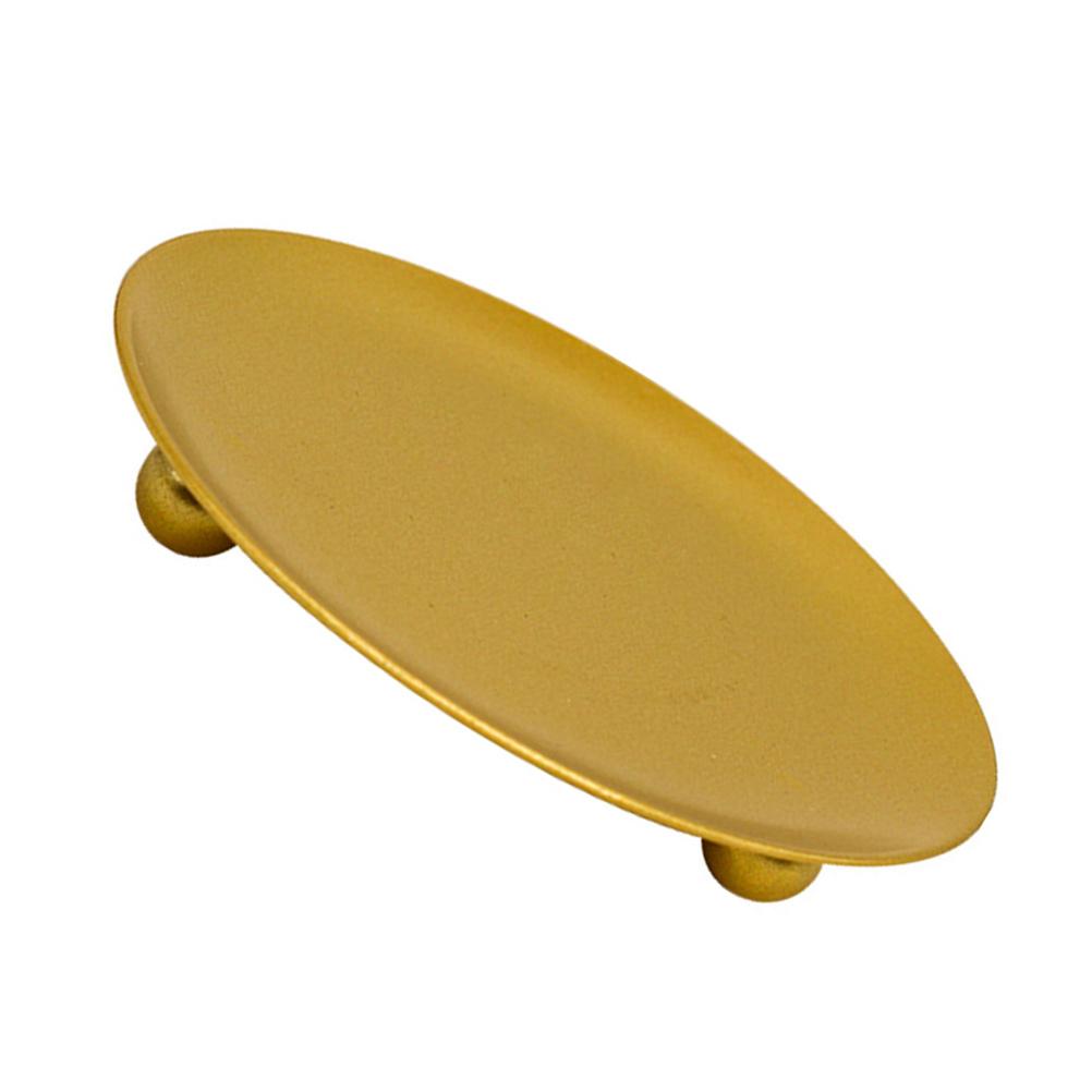 

4 шт. подсвечник держатель настольный центральный держатель для металлической декоративной свадебной подставки романтический 10x10CM золотистый