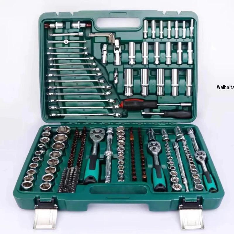 Weibaida Multi-functional Socket Wrench & Ratchet Toolbox Set