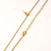Women's Stainless Steel Cross Necklace: Simple, Versatile, and Colorfast Clavicle Chain - Perfect for Layering.
