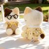 Pudding Calico Cat Doll Plush Toy Cute Kitten Doll Palm Treasure Ornament Children's Day Gift