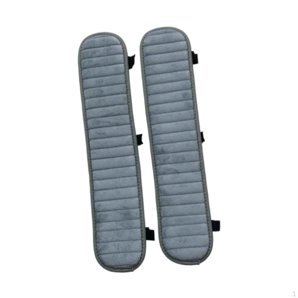 2 Pieces Chair Armrest Pad Office Cushion Elbow Support Arm Rest Velvet Material