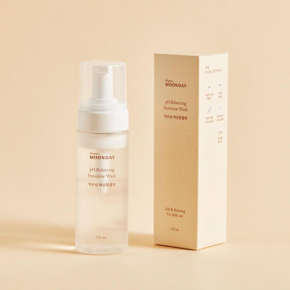 Happy Moonday Mildly Acidic Feminine Cleanser, 150ml, 1 unit