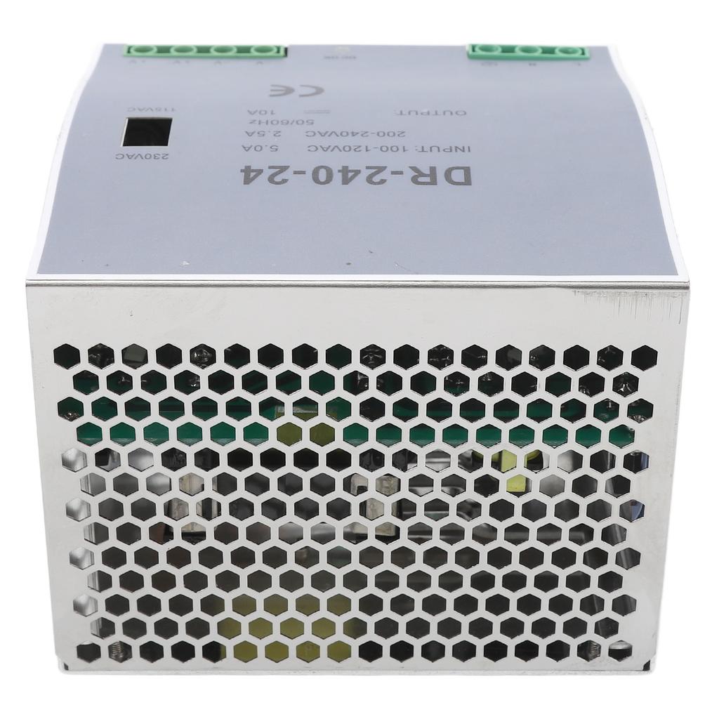 240W AC to DC Converter Transformer DIN Rail Switching Power Supply 100‑120V 200‑240V Overload Protection