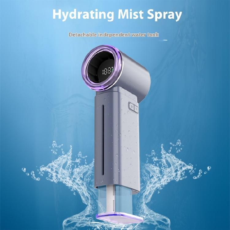 Misting Fan With Digital Screen 199Adjustable Speed Long Last 3500mAh Battery Portable Cooling Device For Outdoor Environment