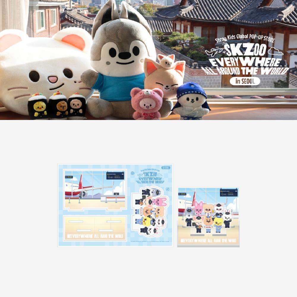 

Предзаказ SKZOO Every Where All Around the World в SEOUL Акриловая подставка Сеул. версия