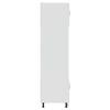 Porto Built In Oven Cabinets 2 Pcs Glossy White Wood Based Material