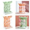Baby Bottle Drying Rack 6 Hooks Countertop Easy to Clean Portable Multifunctional Nipple Holder Baby Accessories with Drip Tray