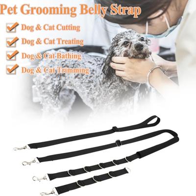 3 ks Pásky na úpravu břicha pro psy se svěrací prodlužovací smyčkou Nastavitelný design Snadno použitelná lana na péči o zvířata pro malé a střední psy