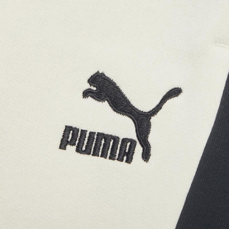 Puma Style Casual Color Block Drawstring Cuffed Knit Joggers Women Joggers 599145-05