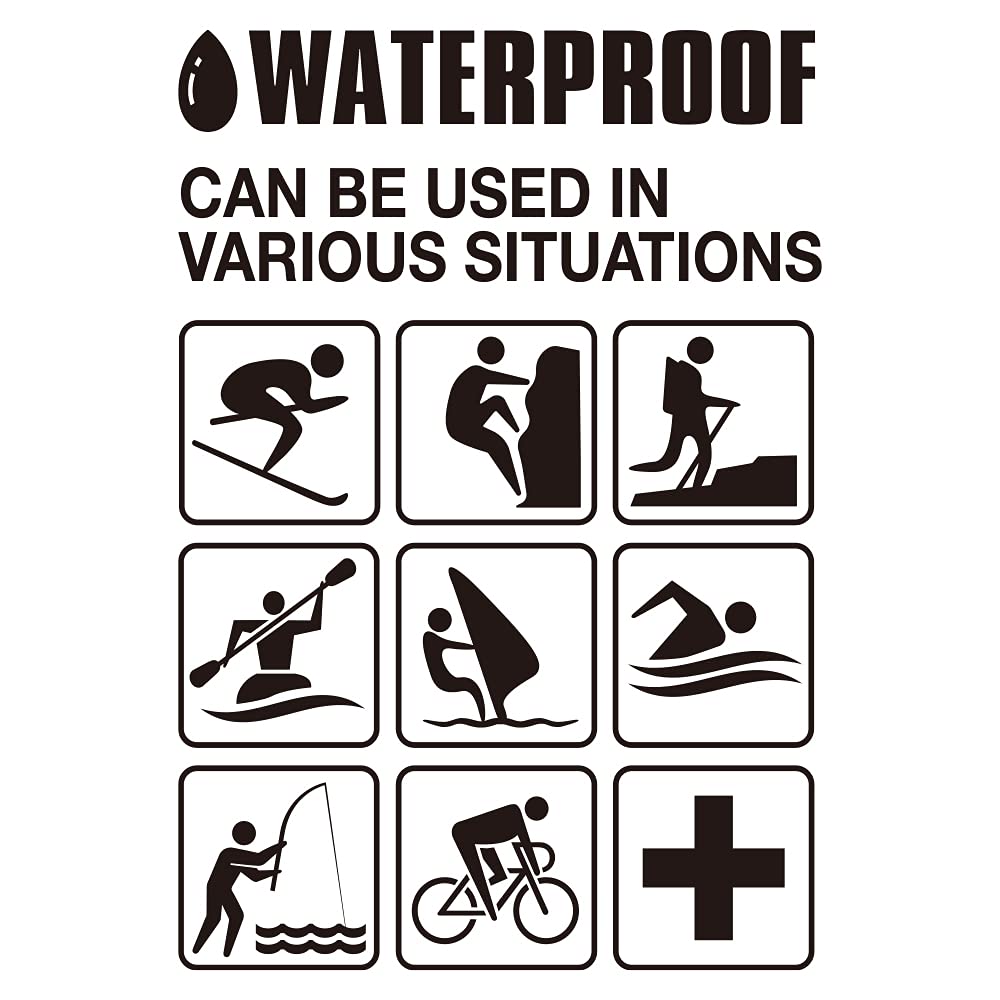 2021 Wasserdichte Tragetasche Ideal für Katastrophen und Groß Geeignet für Lang Outdoor und Brennholz [KLEID] Tasche, 22L/Schwarz, Angeln, Notfallvorsorge, Camping, Mehr.