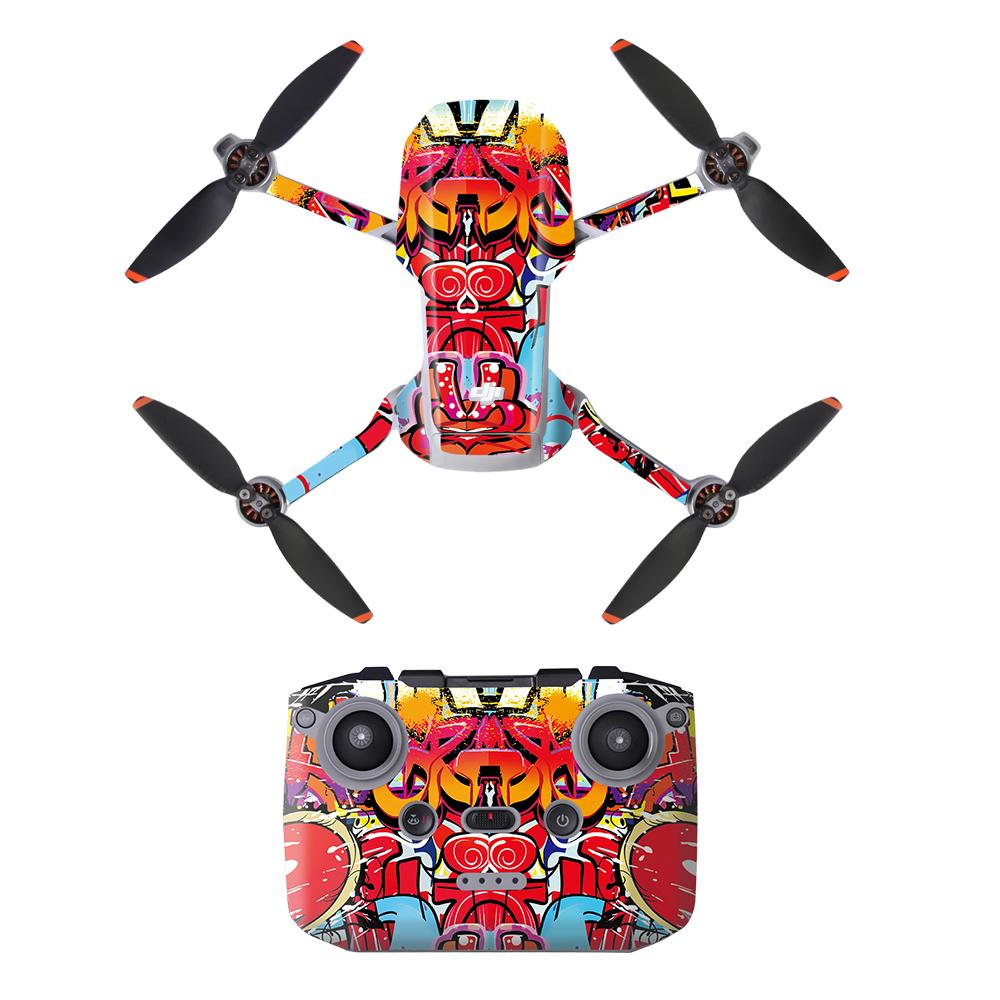Für DJI Mini 2 SE Aufkleber Wasserdichtes PVC Drohnenkörper Skin Schutzarm Fernbedienungsschutz für DJI Mini 2 Zubehör