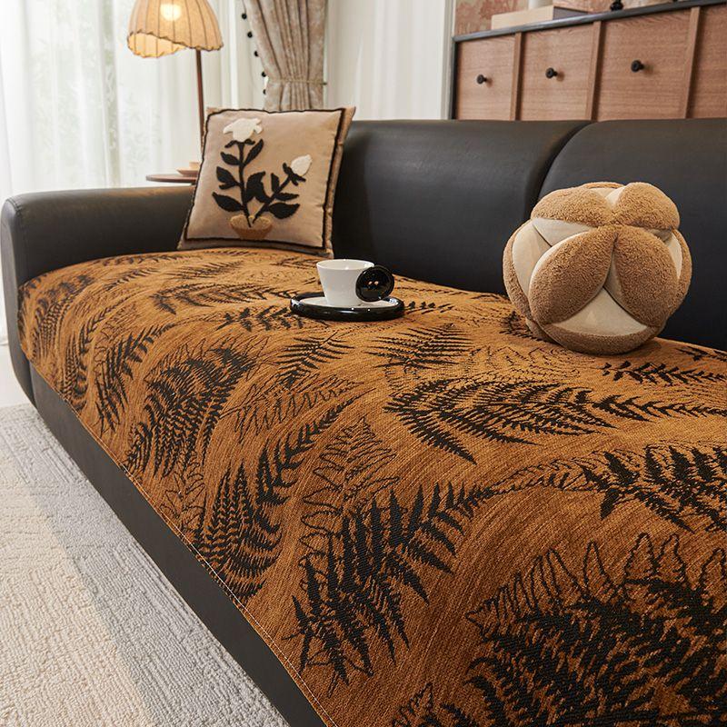 1pc Floral Pattern Sofa Cushion, Modern Style, Snow Velvet, Irregular Shape, Cat Scratch Resistant, Suitable for Daily Use In The Living Room