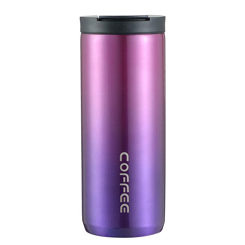 

500ml/16.9oz Vacuum Flask WideMouth Travel Mug Perfect Home Office Kitchen Outdoor Iced Beverages Hot Beverages 400ML