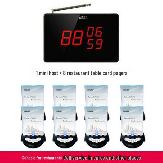 Xunling SC-R10 Wireless Paging System for Restaurants and Hotels