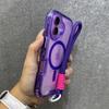 Custodia per Telefono Color Caramella Anti-Graffio alla Moda per IPhone 17 Air 16 15 14 Plus 13 12 Pro Max per Magsafe Cover con Cordino Trasparente