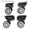 Universal 360 Degree Swivel Wheels for Suitcase Luggage Trolley - 4Pcs High-Quality Wheel Tools