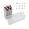 Multipurpose Jewelry Steel Stamping Set 12 Pieces Multiple Shaped Designs Stamps 3MM Steel Accessory for Craft Supplies