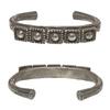 Karen Silver Karen Tribe Yin Yang Five Elements High Purity Silver or Ethnic Tropical Silver Good 55g Bangle, (950% Higher), Accessory, Asian, Ethnic,