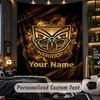 TapestryWigan Warriors Custom Name Text Personalized Wall Hanging Tapestry Home Wall Decor