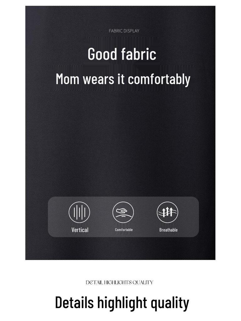 Paster Women's Plus Size Summer Straight-Leg Elastic Waist Pants