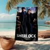 Ultra-Soft Beach Towel with Sherlock Theme,Ideal for Pool - Camping, Diving - Perfect Travel Essential, Vibrant Beach Towel.