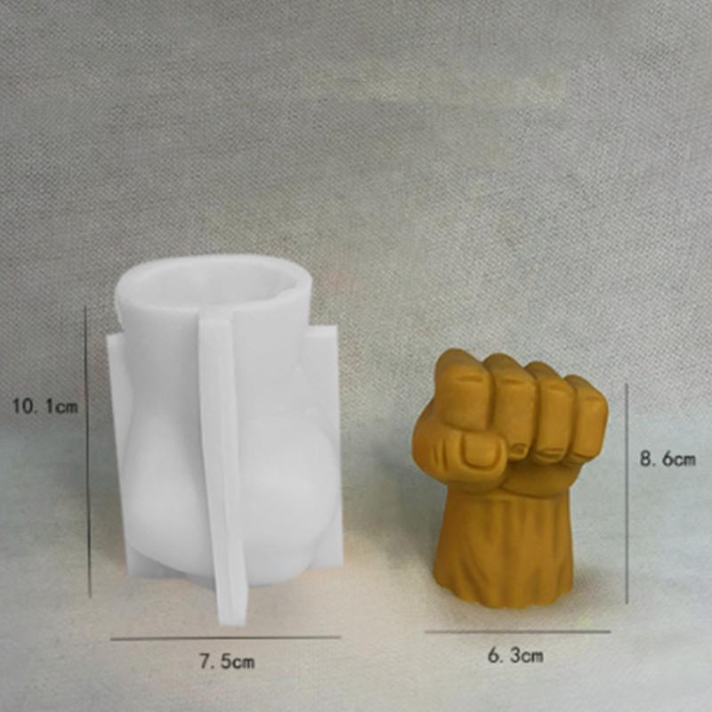 

1 шт. INS Креативна силіконова форма для свічок з соєвого воску, зроблена своїми руками, форма для ароматерапії, гіпсу, 3D, жест, палець, форма для мила ручної роботи, матеріал для домашнього декору
