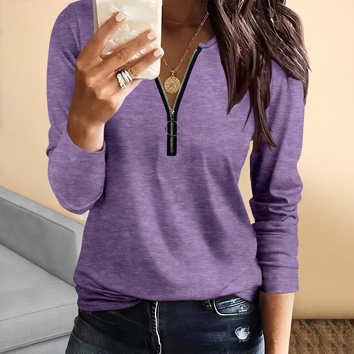 

Летняя новая мода 2025 женская повседневная футболка с длинным рукавом и принтом 2XL