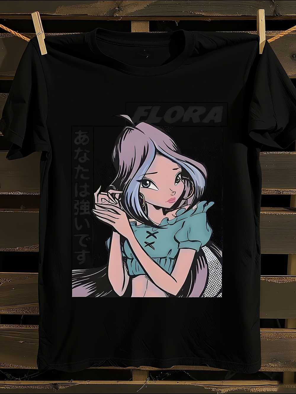 W-Winx Clubs Аниме Японский Манга Футболка XXXL