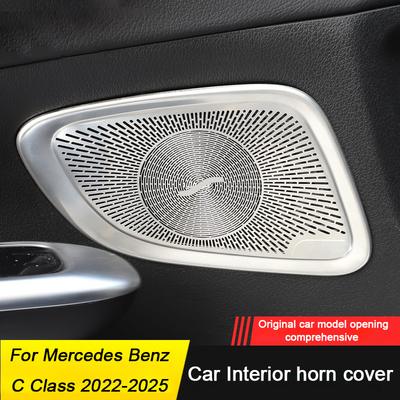 For Mercedes Benz C Class W206   2024 2025,Car Speaker Overlays Tweeter Hron Cover, Door Audio, A-pillar Car Accessories