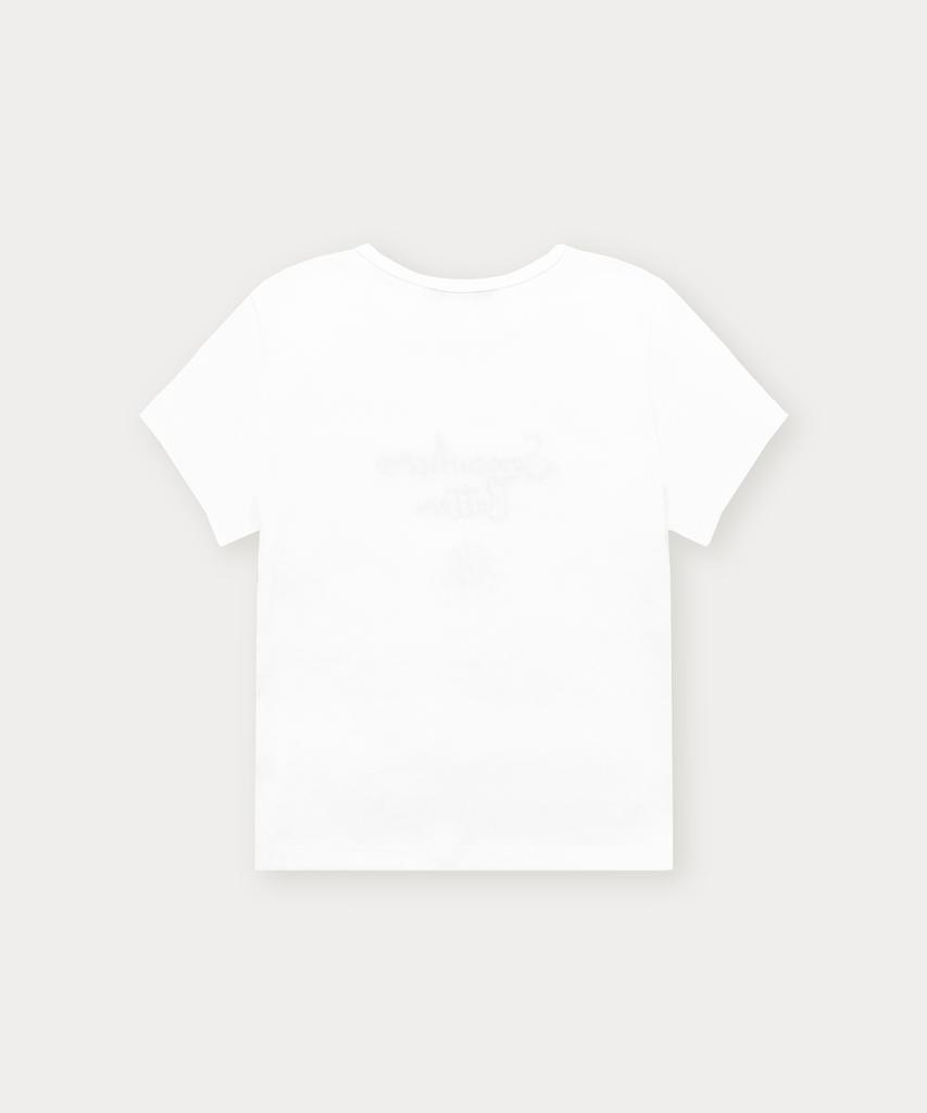 Sseomweeobeoteo Boucle Shell Logo Top - Ivory